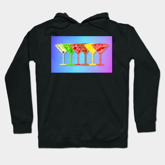 Martinis | Pop Art Hoodie by williamcuccio